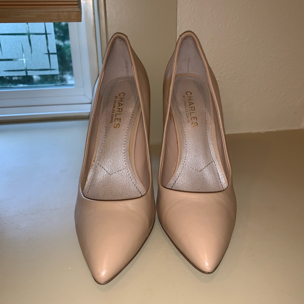 Charles David Nude Heels